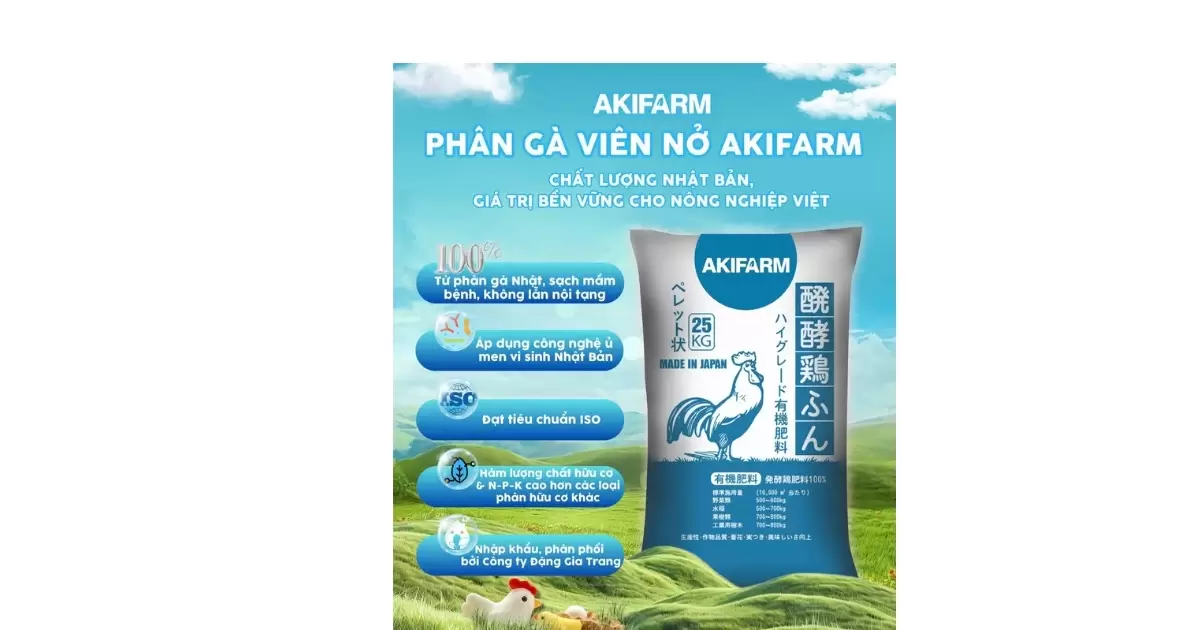 Nơi mua phân gà sạch chất lượng - AKIFARM