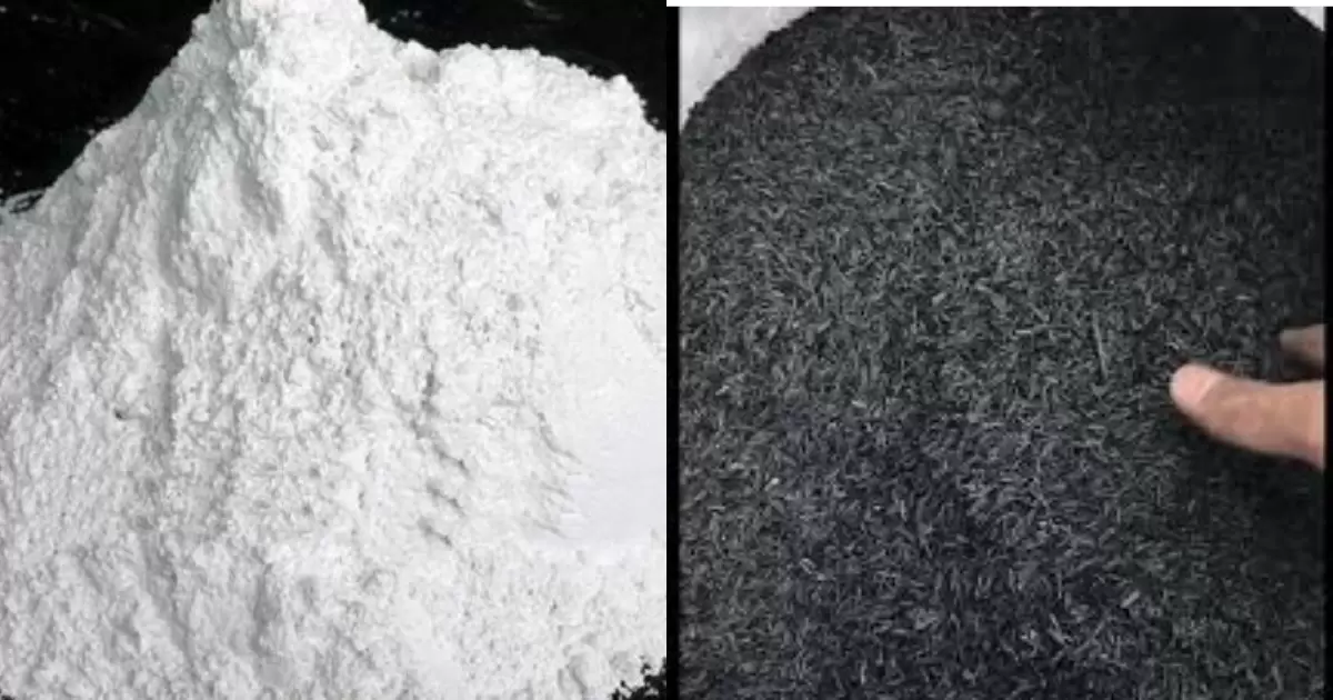 Chuẩn bị vôi bột, trấu hun