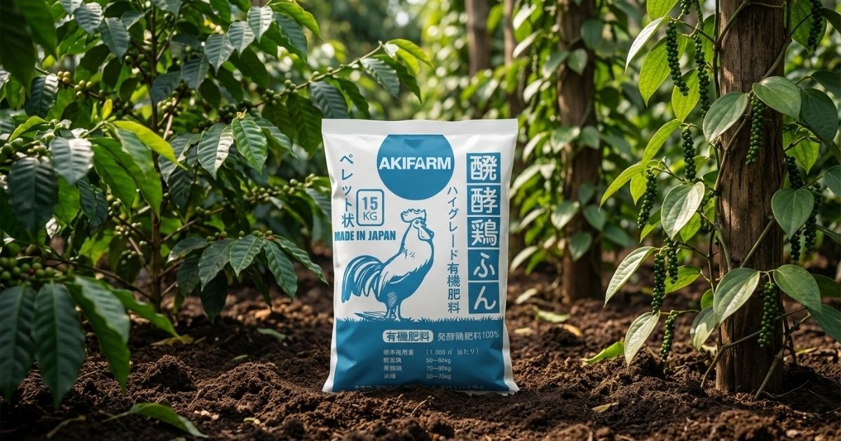 Phân gà viên nở AKIFARM giúp cung cấp dinh dưỡng cho cây